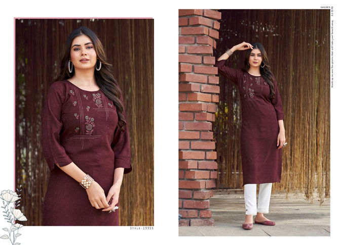 Safari By Kalaroop Rayon Designer Embroidery Kurtis Wholesale Market In Surat

